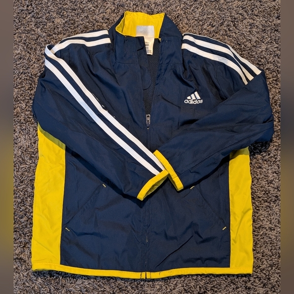 adidas Other - Adidas Navy and Yellow Track Jacket